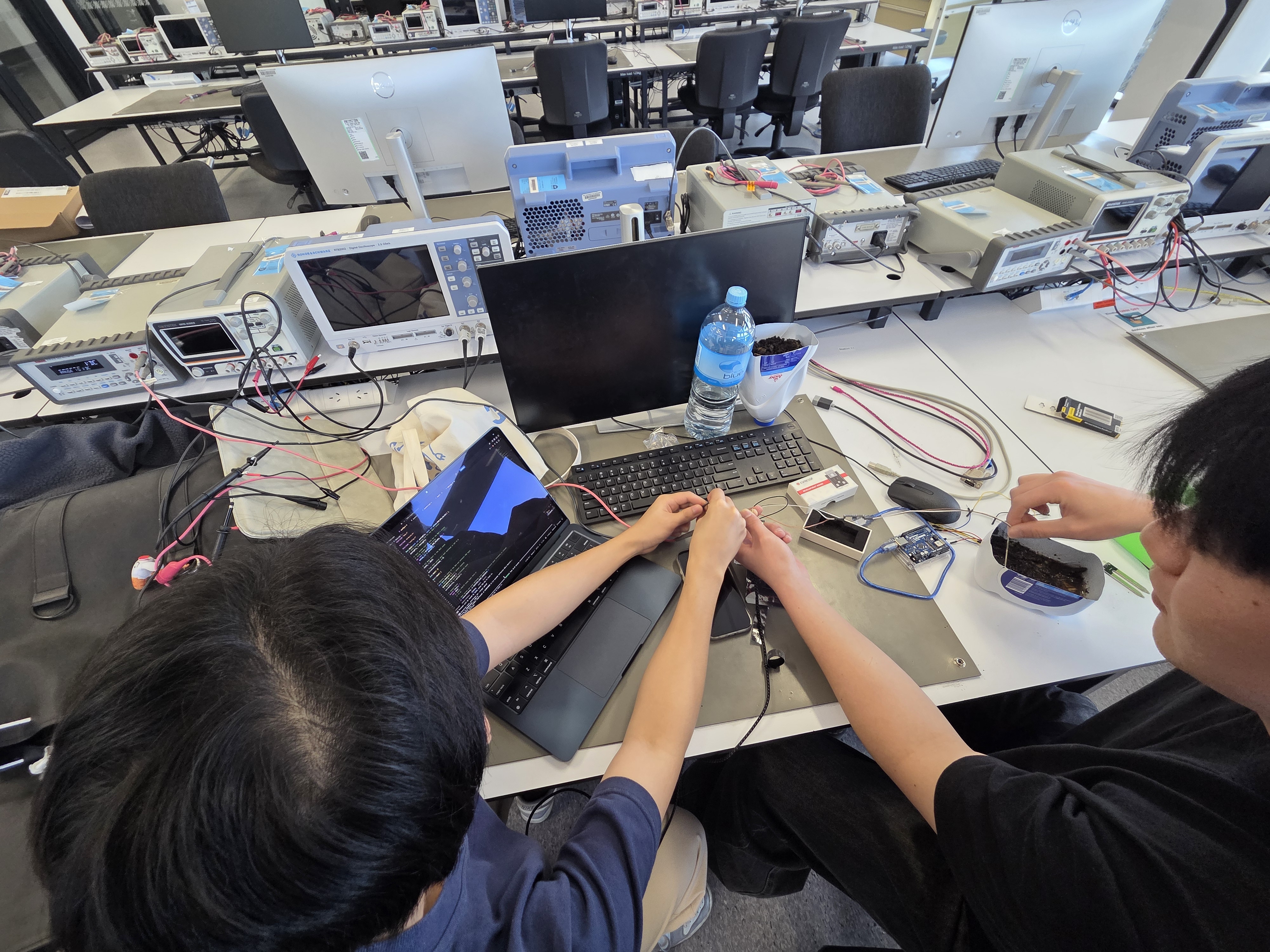 ESP32 microcontroller setup