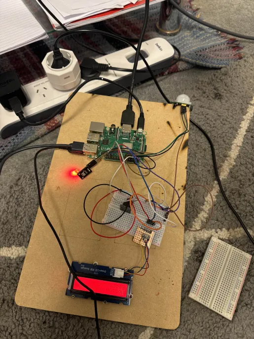 Motion sensor setup
